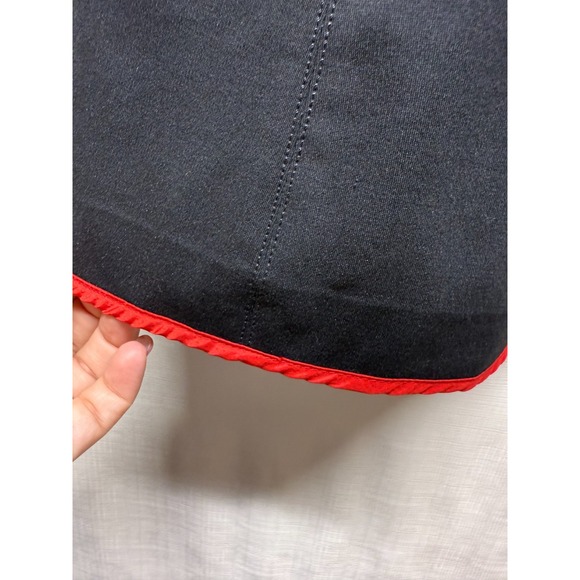 SPANX Black Mini Dress with Red Trim - Picture 3 of 7